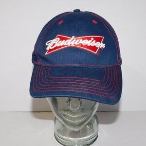 Budweiser Beer Strap Back Hat Cap Red Blue 2014 The World Renowned